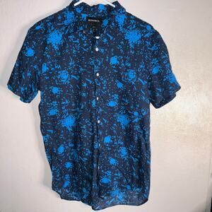 Bonobos Slim Fit Button Down Shirt – Space / Planets Print (M)